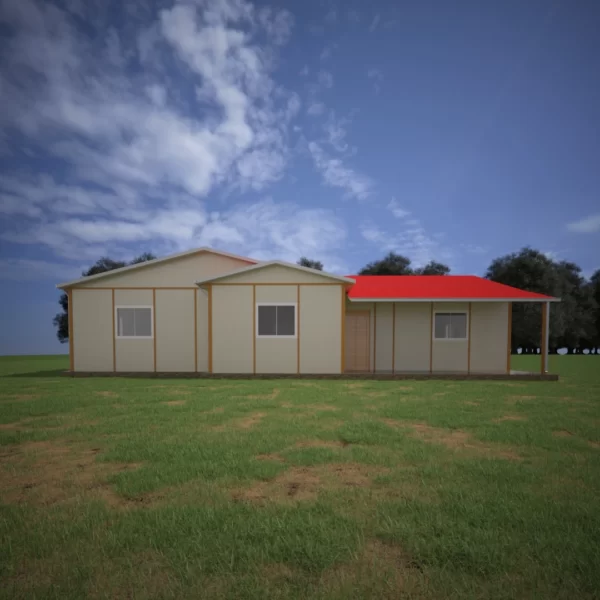 122 M² Tek Katlı Prefabrik Ev - Görsel 2