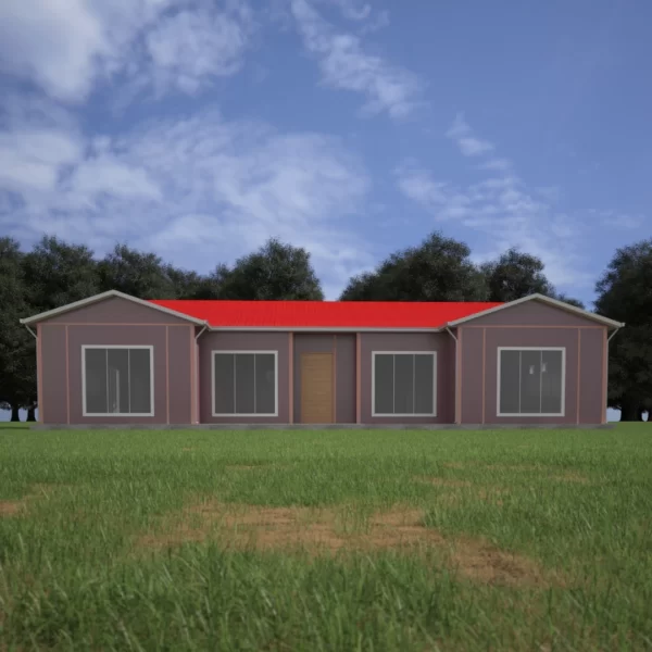 129 M² Tek Katlı Prefabrik Ev - Görsel 2