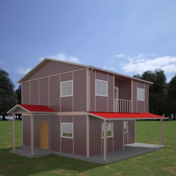 131 M² Çift Katlı Prefabrik Ev - Görsel 3