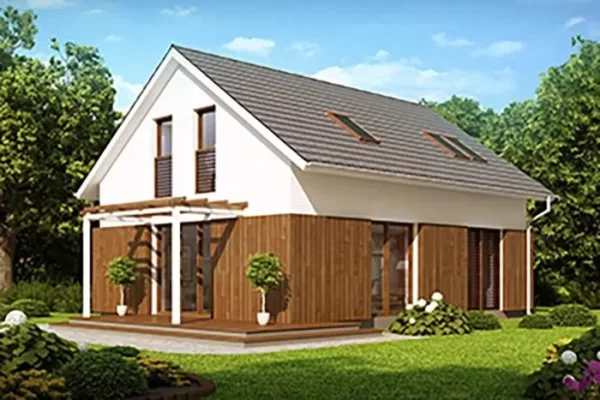 136 M² Çift Katlı Hafif Çelik Yapı