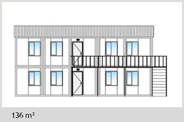 136 M² Konteyner Ofis - Görsel 2