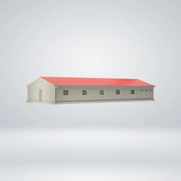 204 m² Prefabrik Yatakhane - Görsel 2