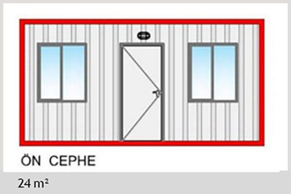 24 M² Konteyner Ofis - Görsel 2