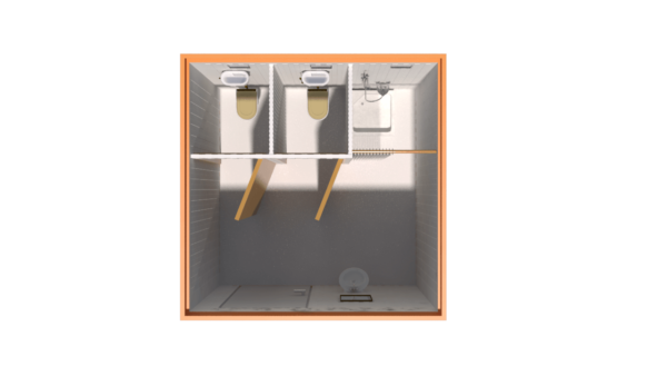 240×300 Konteyner Wc & Duş - Görsel 3