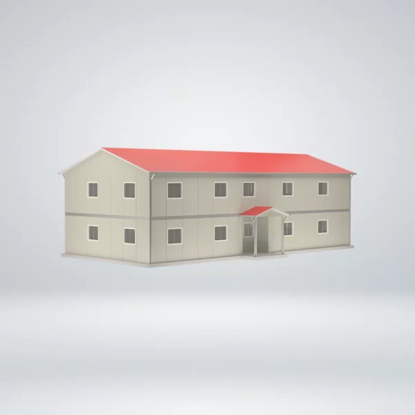 336 m² Prefabrik Dubleks Ofis - Görsel 2