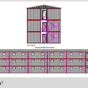 105 M² Konteyner Yemekhane